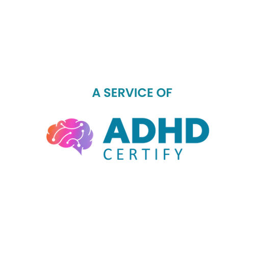 adhd certify logo - service provider fro autism detect - autismdetect.co.uk
